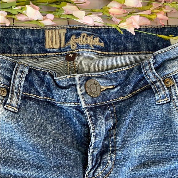 KUT FROM THE KLOTH DENIM JEAN SHORTS SIZE 4 - Picture 2 of 6